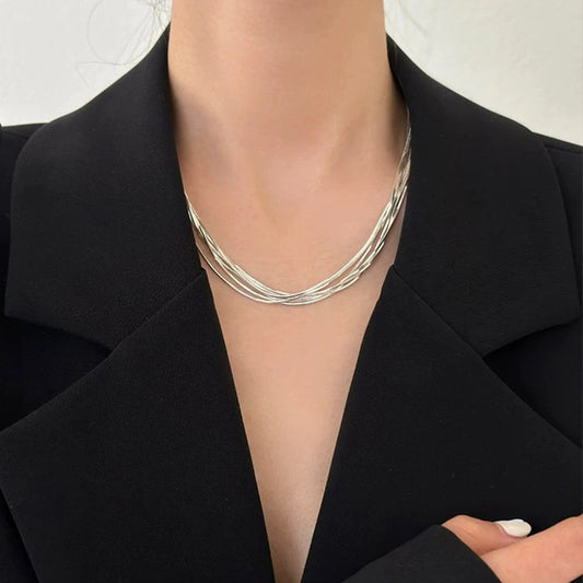 Hot Sale🎁Galaxy Sparkle Multi-layered Metal Necklace