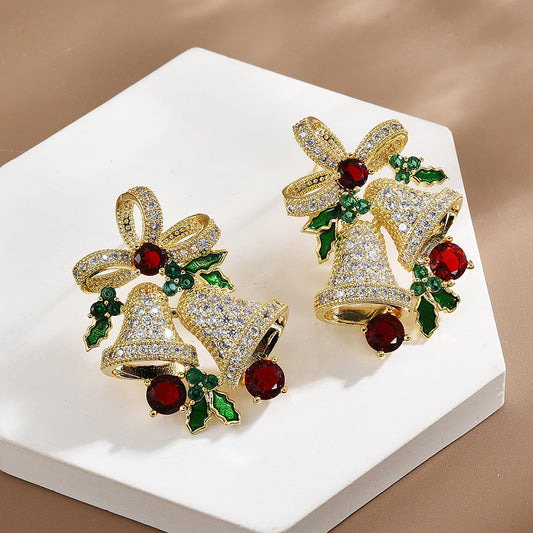 Hot Sale🎁Shiny Christmas Wind Chime Earrings