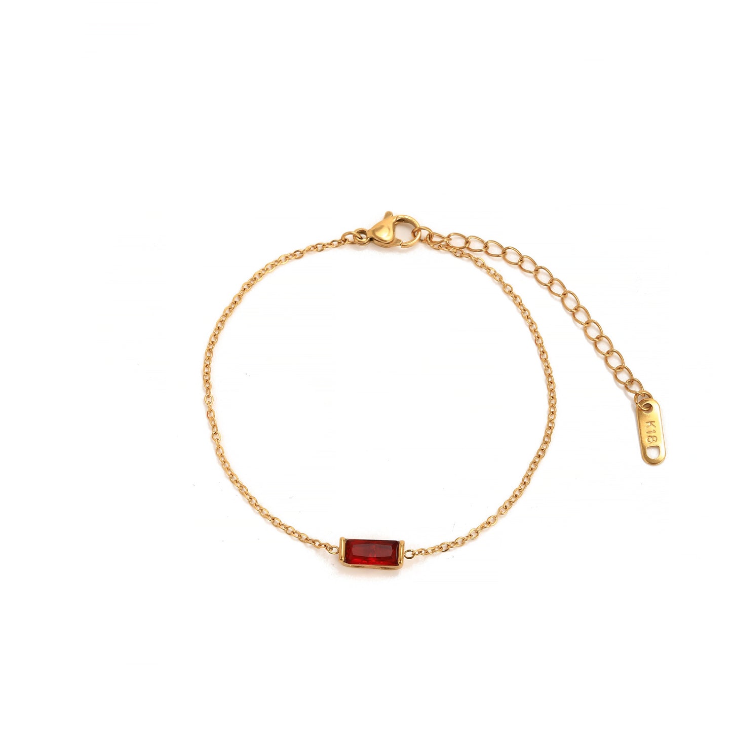 Custom Minimalist Birthstone Bar Necklace