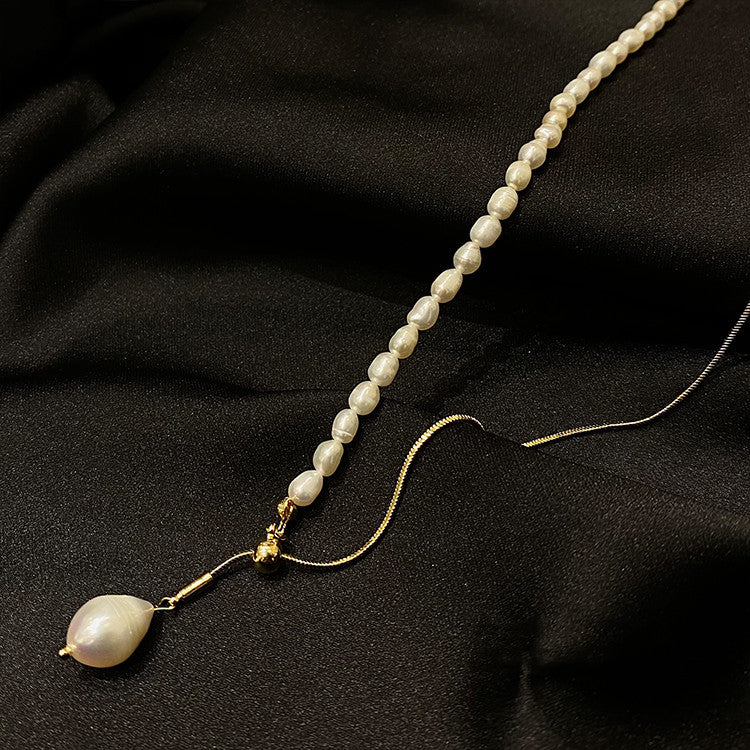 Hot Sale🎁Adjustable Baroque Pearl Necklace