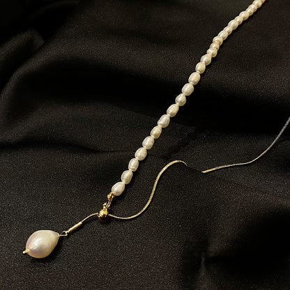Hot Sale🎁Adjustable Baroque Pearl Necklace