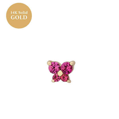 🌸Butterfly Birthstone Stud Earrings