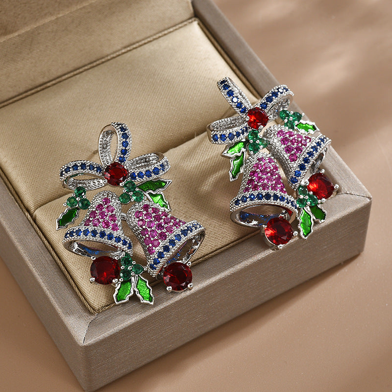 Hot Sale🎁Shiny Christmas Wind Chime Earrings