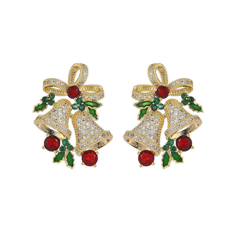 Hot Sale🎁Shiny Christmas Wind Chime Earrings