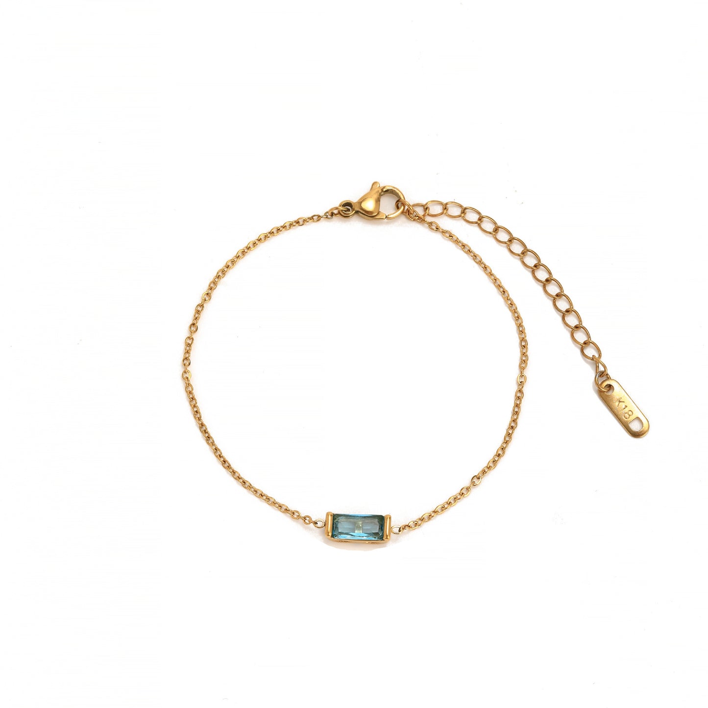 Custom Minimalist Birthstone Bar Necklace