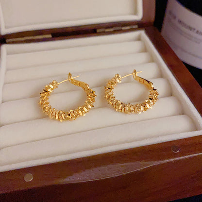 🌸French Style Hoop Earrings