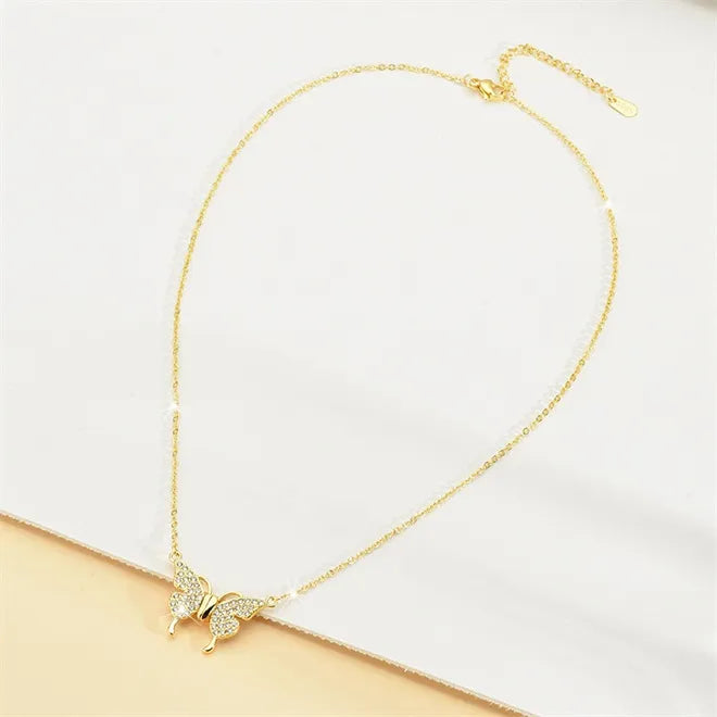 🔥Summer Hot Sale🌊Magnetic Clasp Butterfly Necklace