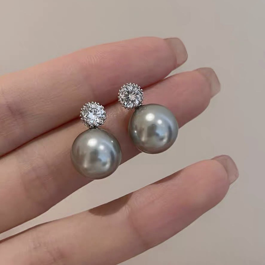 🌸French Style Minimalist Pearl Earrings
