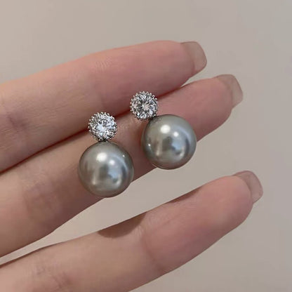 🌸French Style Minimalist Pearl Earrings