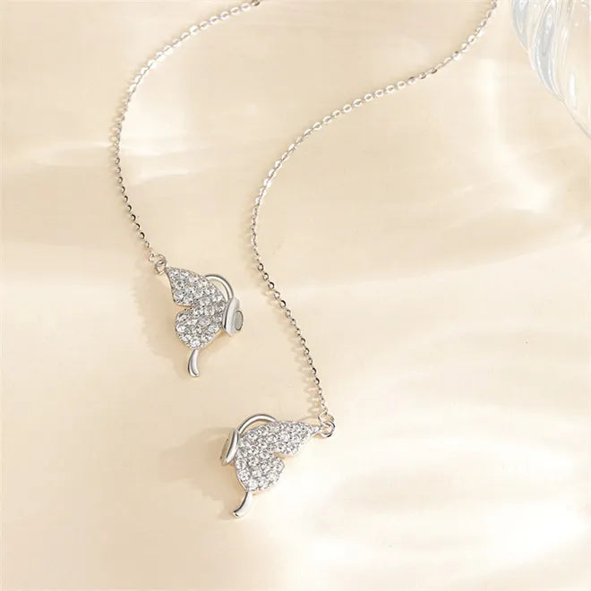 🔥Summer Hot Sale🌊Magnetic Clasp Butterfly Necklace