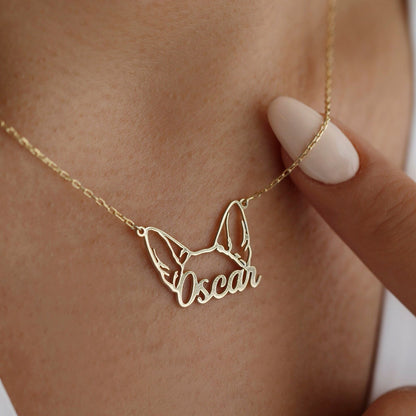 🐾 Personalised Pet Necklace with Name
