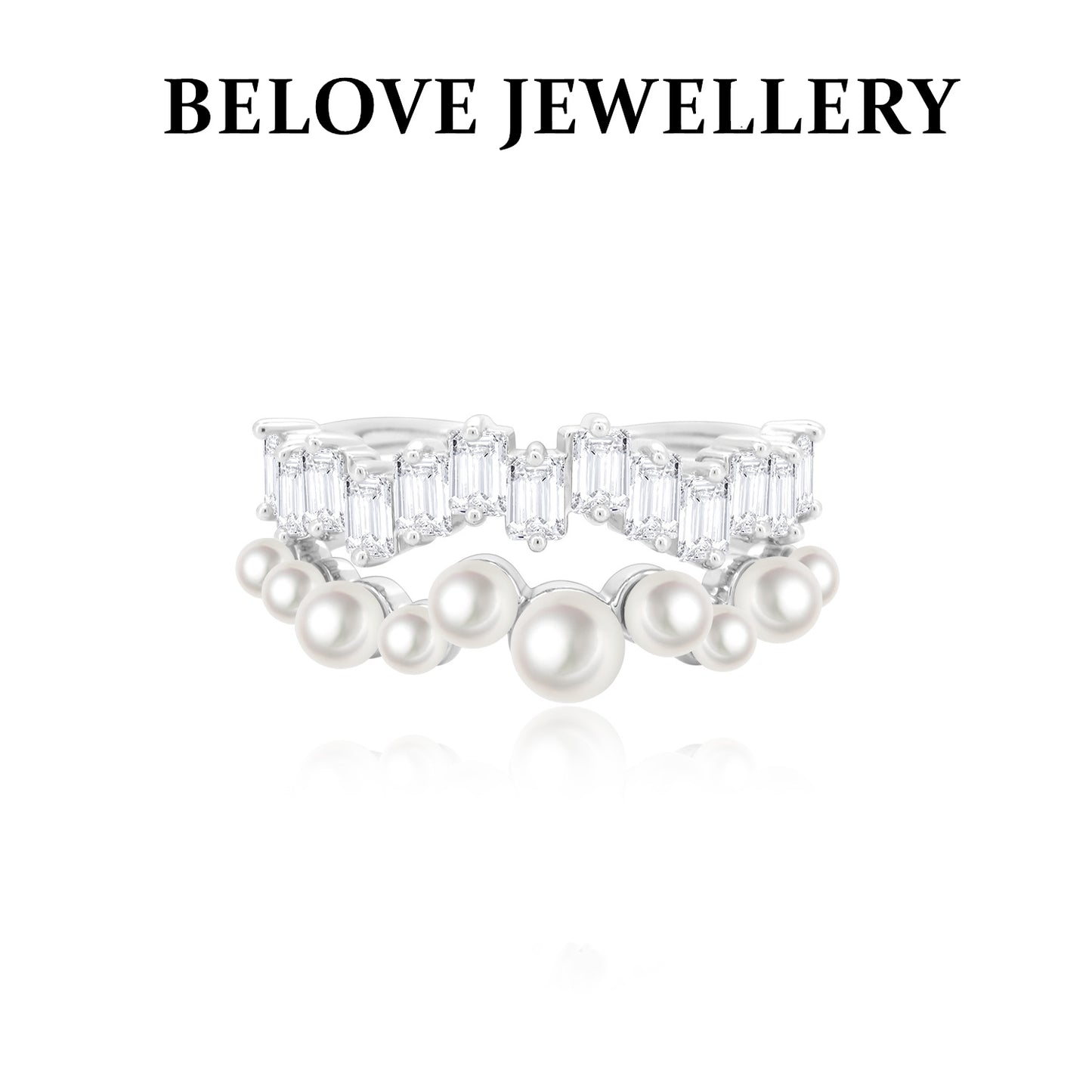 For Love - Fantasy Diamond Pearl Ring