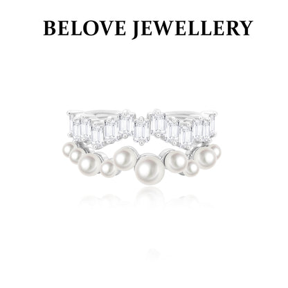 For Love - Fantasy Diamond Pearl Ring