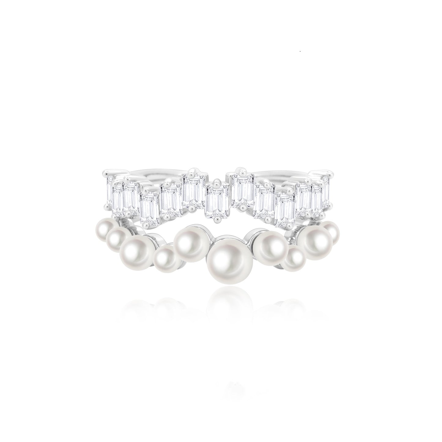 For Love - Fantasy Diamond Pearl Ring