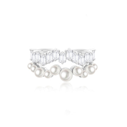 For Love - Fantasy Diamond Pearl Ring
