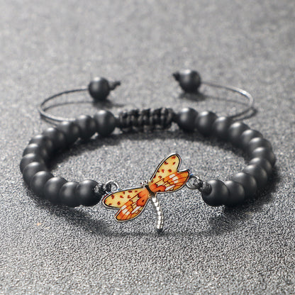 FOR MEMORIAL - THEY FLY WITH US EVERY DAY DRAGONFLY BRACELET