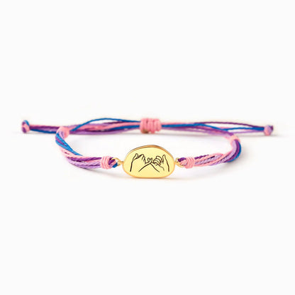 Best Friends For Life Pinky Promise Bracelet