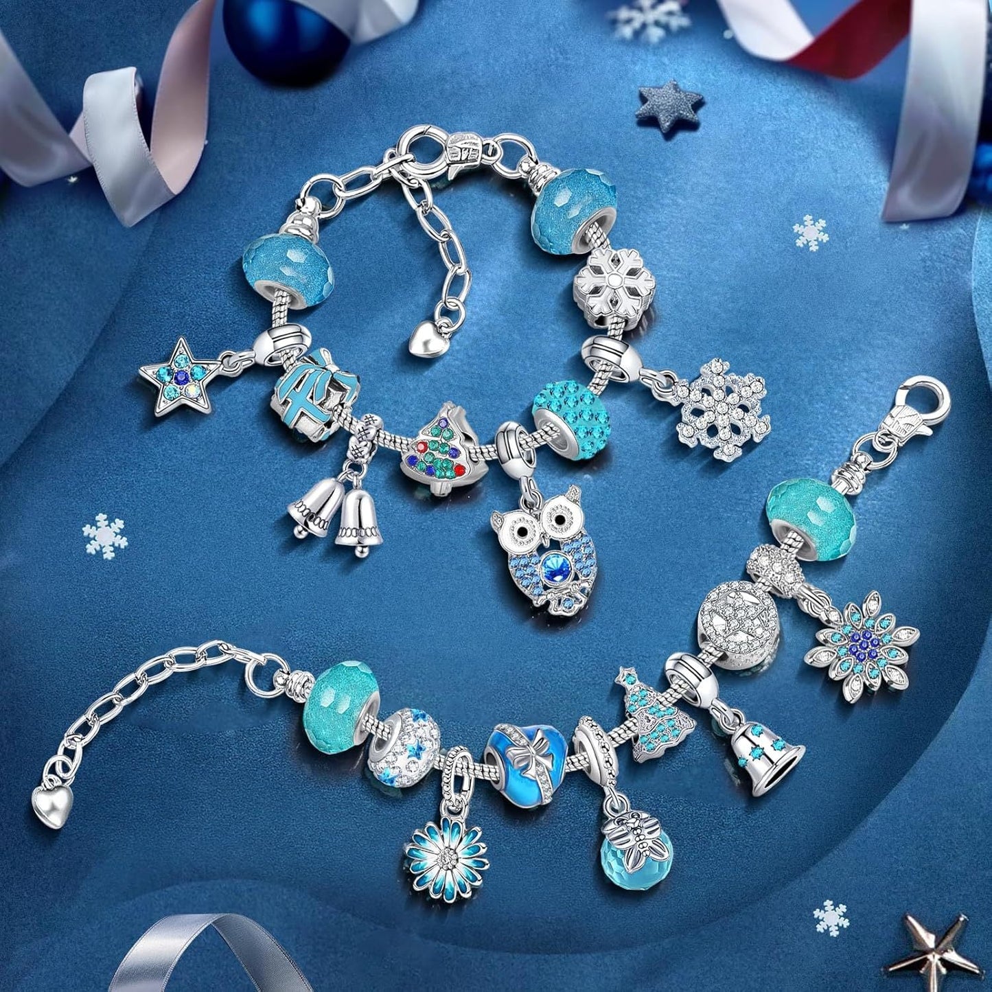🎄24 DAYS OF CHRISTMAS ADVENT CALENDAR BRACELETS SET
