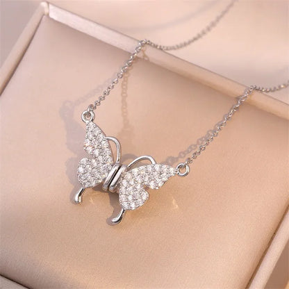 🔥Summer Hot Sale🌊Magnetic Clasp Butterfly Necklace