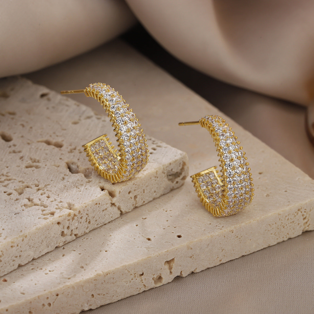 🌸Italian Style Zircon Earrings