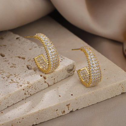 🌸Italian Style Zircon Earrings