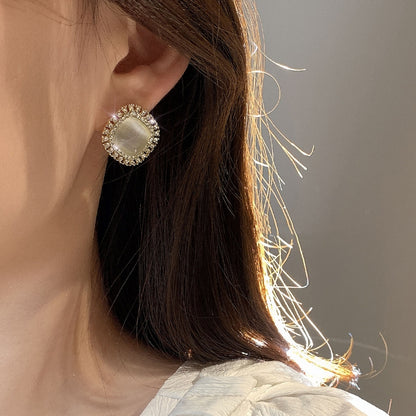Hot Sale🎁Italian Style Opal Vintage Earrings