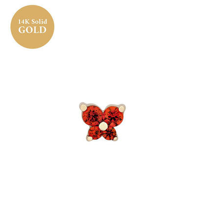 🌸Butterfly Birthstone Stud Earrings