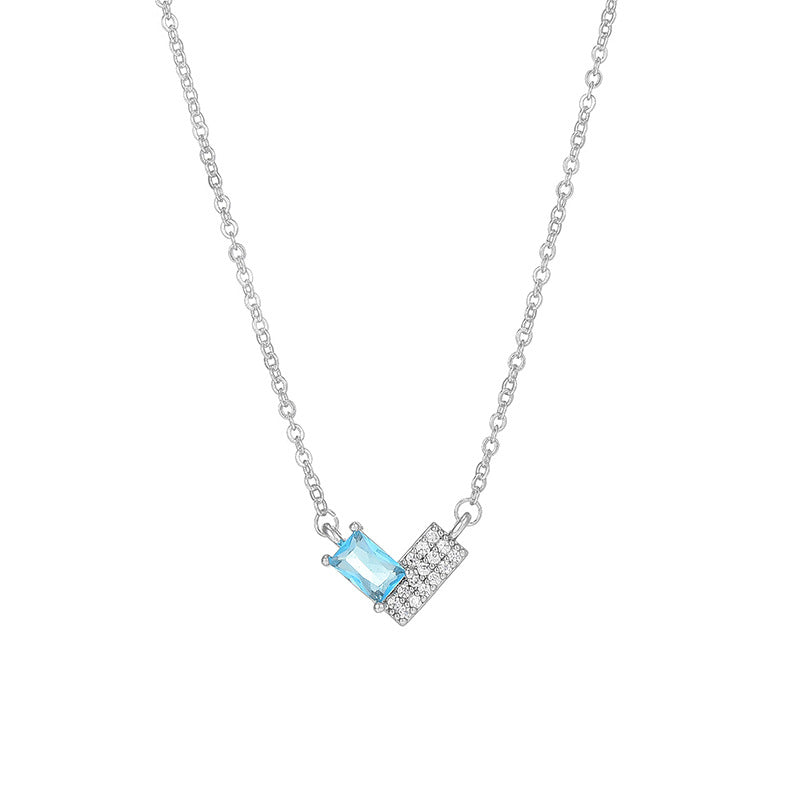 For Love - Interlocking Heart Diamond Necklace