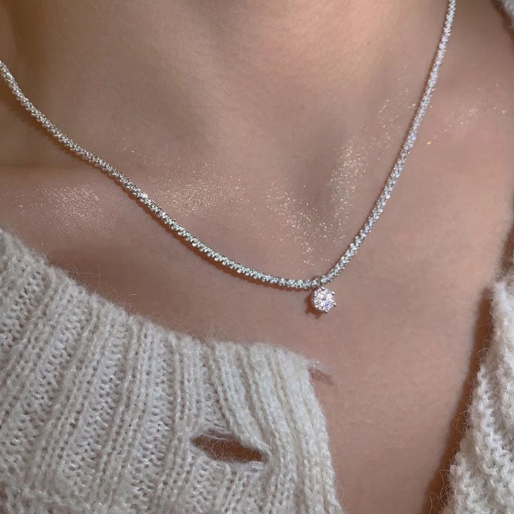 Hot Sale🎁Galaxy Glitter Zircon Necklace