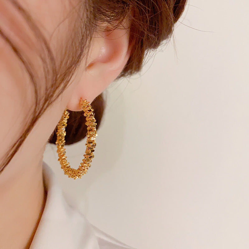 🌸French Style Hoop Earrings