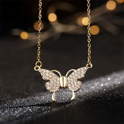 🔥Summer Hot Sale🌊Magnetic Clasp Butterfly Necklace