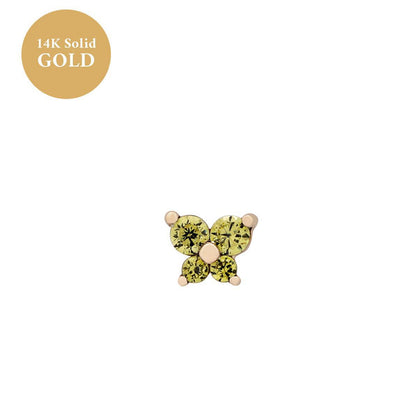 🌸Butterfly Birthstone Stud Earrings