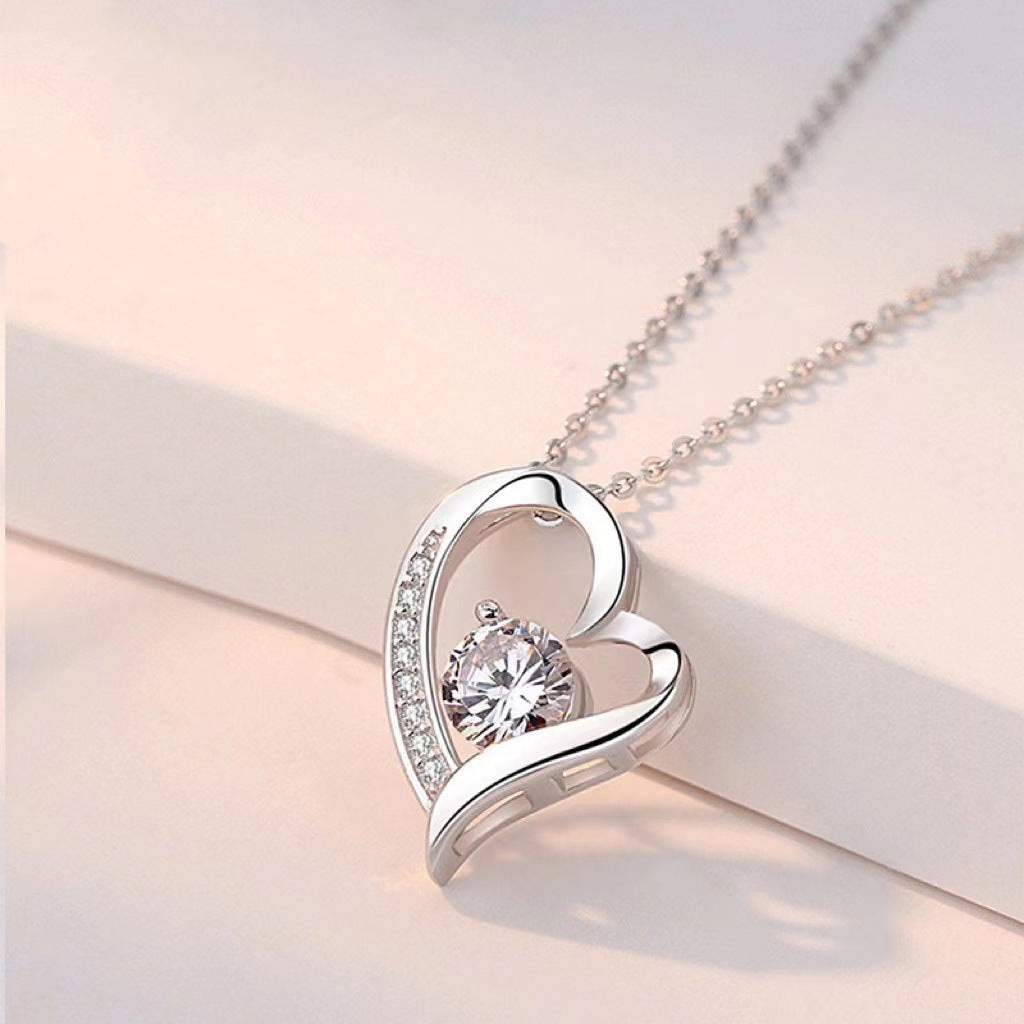 For My Unbiological Daughter -You Are Always In My Heart Necklace