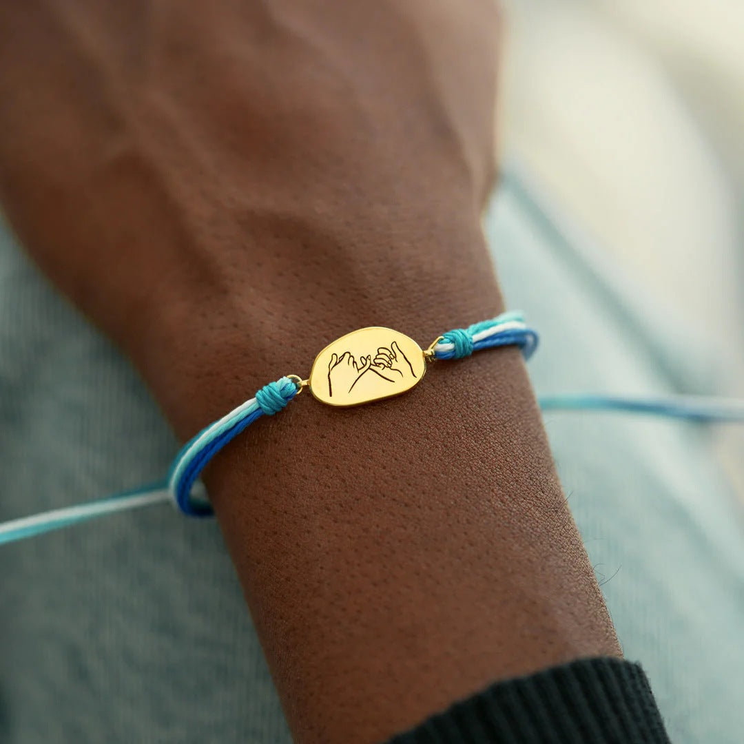 Best Friends For Life Pinky Promise Bracelet