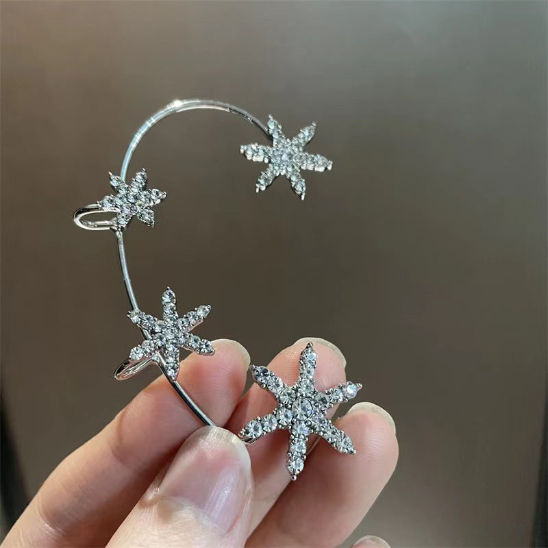 🌸Sparkling Snowflake Zircon Earrings