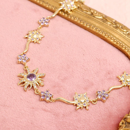 Sunflower Princess Gemstone Bracelet