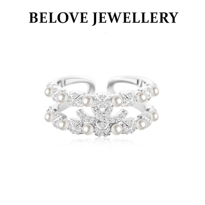 For Love - Fantasy Diamond Pearl Ring
