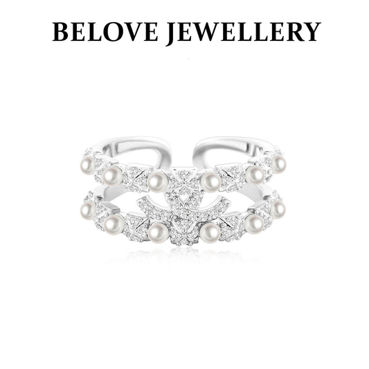 For Love - Fantasy Diamond Pearl Ring