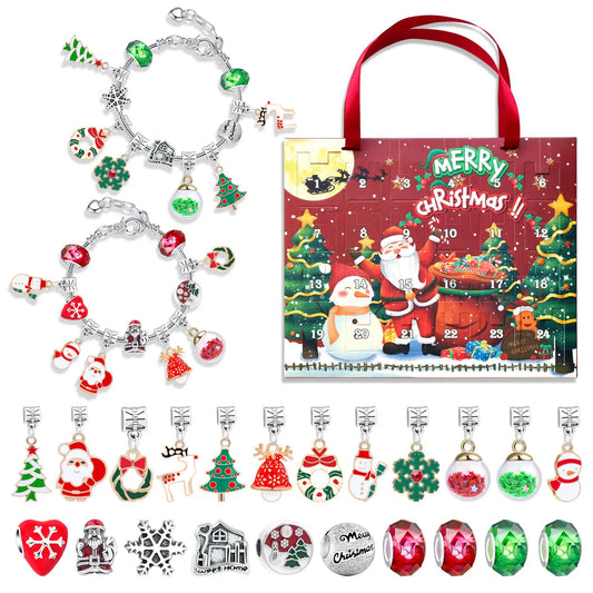 🎄DIY CHRISTMAS ADVENT CALENDAR BRACELETS SET
