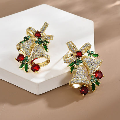 Hot Sale🎁Shiny Christmas Wind Chime Earrings