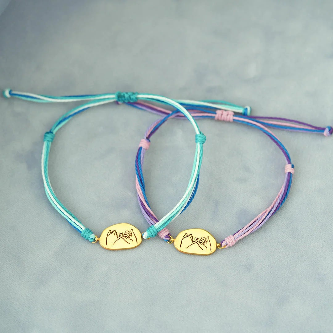 Best Friends For Life Pinky Promise Bracelet