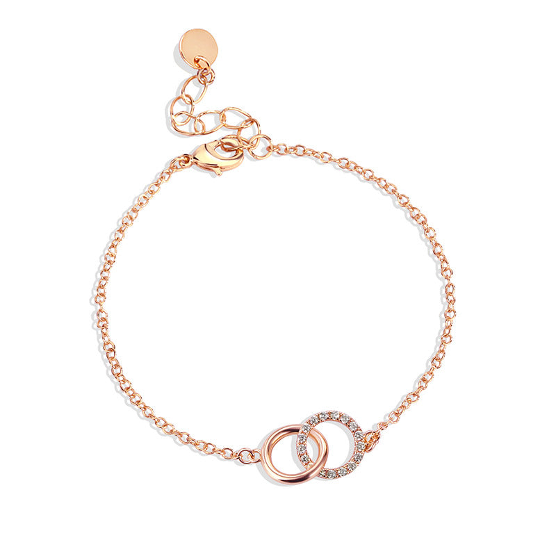 For Love- We Are Forever Linked Together Circle Bracelet