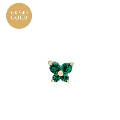🌸Butterfly Birthstone Stud Earrings
