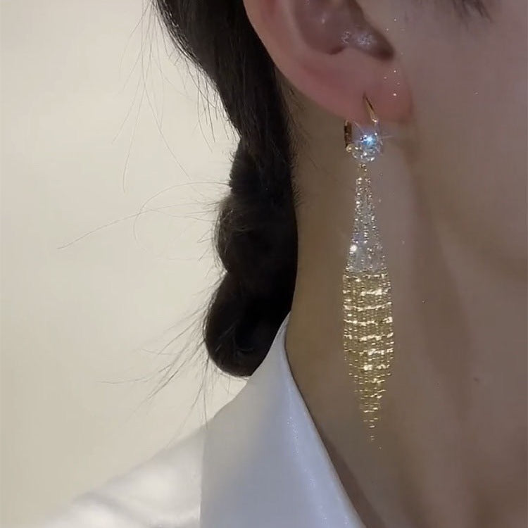 🌸Zircon Tassel Earrings