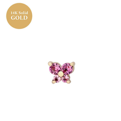 🌸Butterfly Birthstone Stud Earrings
