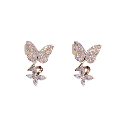 🌸Butterfly Zircon Stud Earrings