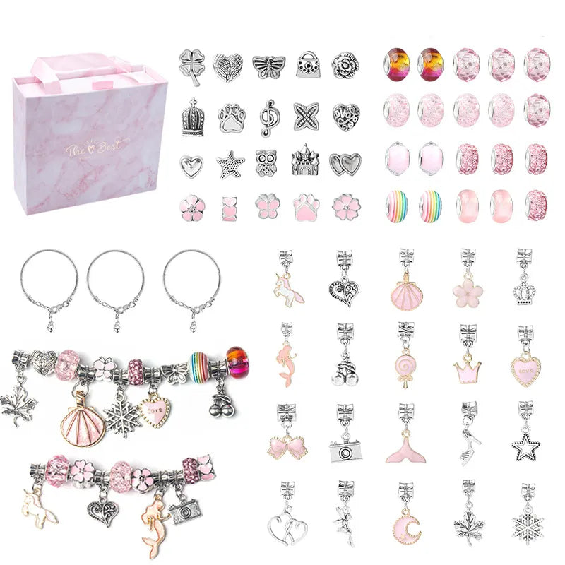 🎄24 DAYS OF CHRISTMAS ADVENT CALENDAR BRACELETS SET