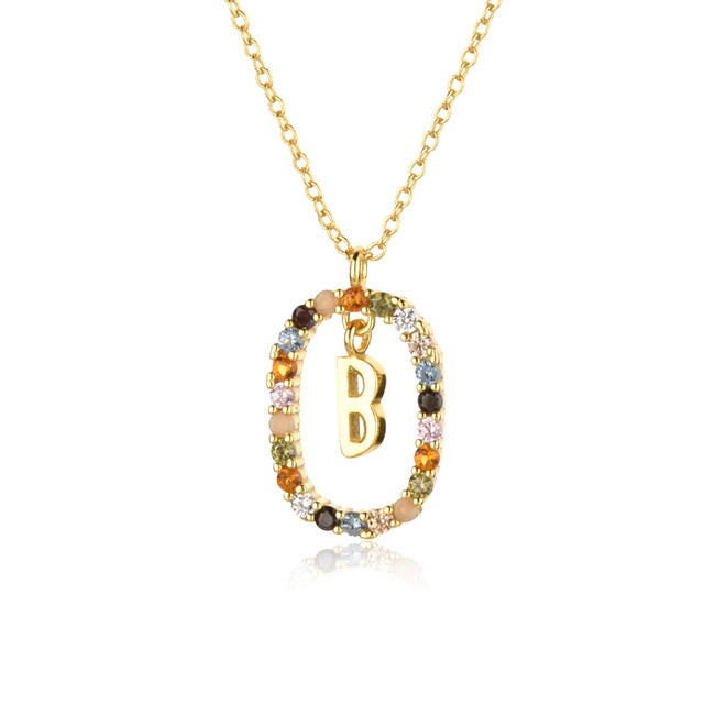Diamond Alphabet Necklace - Define It By You