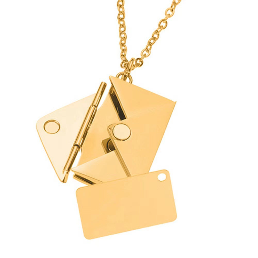 🌸2024 Spring Hot Sale✨Customized Envelope Necklace