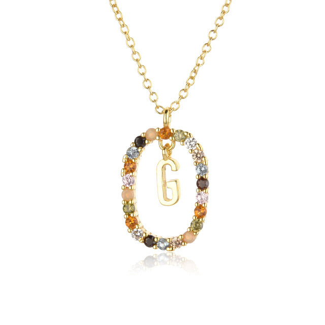 Diamond Alphabet Necklace - Define It By You